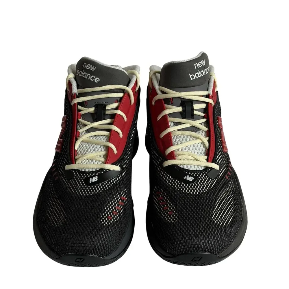 New Balance P400 Shoes Mens Size 13 Wide 2E Black Red Basketball